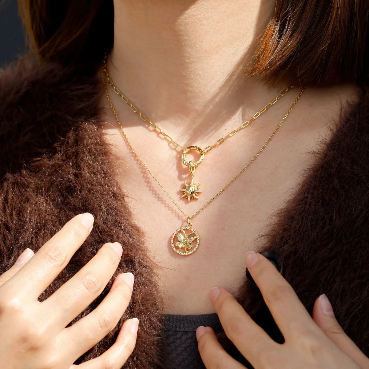 Manna Charm Builder Paperclip Chain Necklace - Image 8