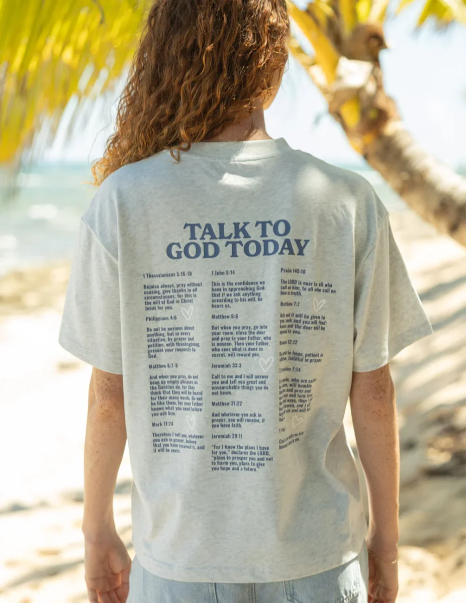 Talk to God Unisex Tee - Image 2