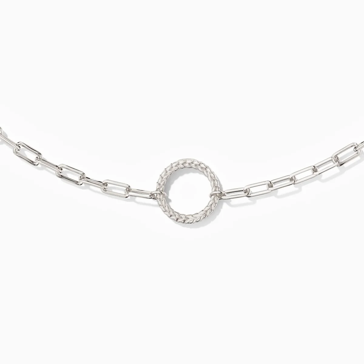 Manna Charm Builder Paperclip Chain Necklace - Image 3